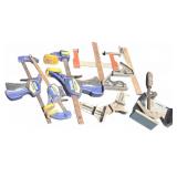 Irwin Quick-Grip Clamps and Assorted Metal Clamps