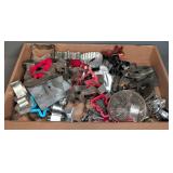 Metal Cookie Cutters and Mesh Sifter Lot