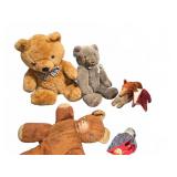 Vintage Stuffed Animals and Cloth Doll