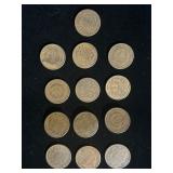 (12) US 2-Cent Pieces