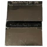 (2) United States Proof Sets, 1974 and 1975