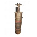 La France One Quart Brass Fire Extinguisher