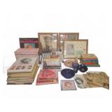 Shirley Temple Memorabilia Lot: Books, VHS, Glass