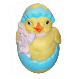 Vintage Lighted Easter Chick in Egg Decoration