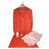 Ginger Rogers JCPenney Robe Set, Milk Bottle, Lamp