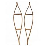 Vintage Wooden Snow Shoe Frames