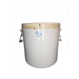 Stoneware Crock With Anchor Mark