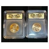 2005 P and D Sacagawea Dollars, Certified Pair