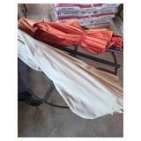 Patio Table With Umbrellas and 4 Chairs