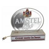 Amstel Light Illuminated Beer Sign