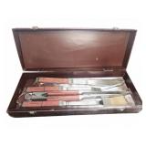 Williams-Sonoma BBQ Tool Set with Wood Handles