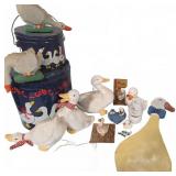 Assorted Goose Decor