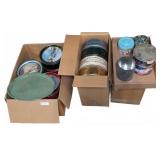 Decorative Vintage Metal Tins Collection