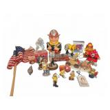 Firefighter Figurines, Toys, Cookie Jar and Decor
