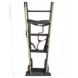 Metal Hand Truck with Safety Straps and Wheels