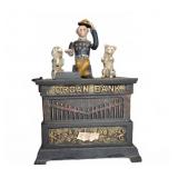 Cast Iron Organ Mechanical Bank