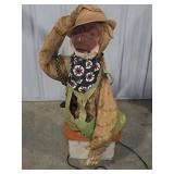 Animated Cowboy Monkey Animatronic Display