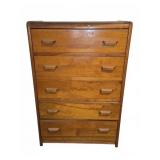 Five-Drawer Wooden Chest of Drawers