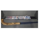 Pair Democrat & Chronicle Comic Print Umbrellas