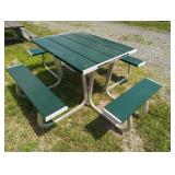 Aluma Aluminum Outdoor Picnic Table and Bench