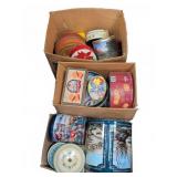 Vintage Collectible Tin Containers