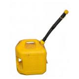 5 Gallon Yellow Diesel Fuel Can With Spout