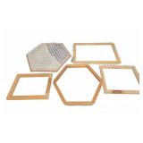 Wooden Weaving Loom Frames Lot