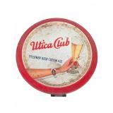 Utica Club Pilsener Beer Metal Tray With Red Rim