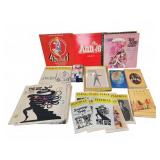 Theater Memorabilia Lot With Playbills, LPs, VHS,