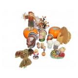 Thanksgiving And Fall Decor Figurine Lot