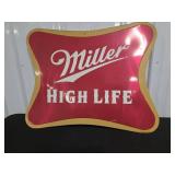 2004 Miller High Life Metal Beer Sign