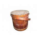 Wooden Stave Bucket With Swing Handle