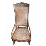 Antique Cane Seat and Back Rocking Chair