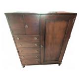 Vintage Jocatts Wardrobe Dresser W/ Hanging Bar