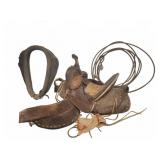 D.W. Horner Tooled Leather Saddle