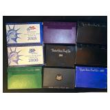 (9) United States Proof Sets