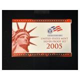 2005-S United States Mint Silver Proof Set