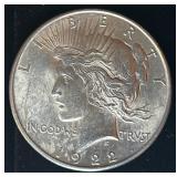 1922 Peace Silver Dollar