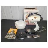 Sunbeam Mixmaster Mixer With Attachments and Box