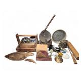 Primitive Kitchen and Household Items Lot