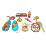 Vintage Tin Lithograph Toys Collection