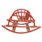 Vintage Red Wooden Child