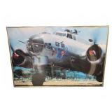 Framed B-17 Bomber 