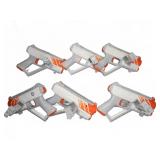 6 Laser Tag Blasters Gray and Orange