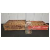 Acme and Coca-Cola Wooden Crates