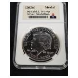 Donald J. Trump 2025-2029 Silver Medallion
