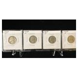 1938-D, 1938-S, 1939-D, 1939-S Jefferson Nickels