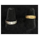 Mens & Ladies 14KT Gold Wedding Rings