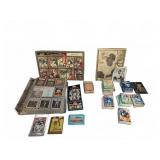 Sports Cards Collection W/ Vintage Baseball Photo