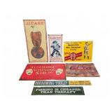 Vintage-Style Metal Advertising Signs Lot